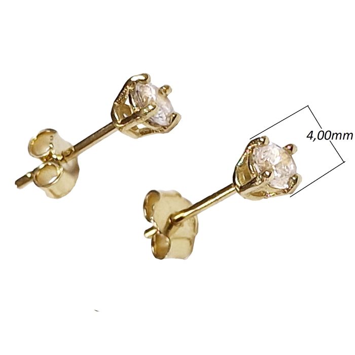 Women's stud earrings Yellow Gold 14ct ISY0073